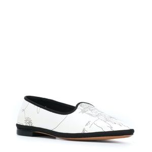 Emilio Pucci Sketch Printed Scorci Fiorentini Print Loafers